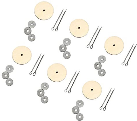 DIYEAH 20sätze DIY Holz Gelenk Zubehör Rotierbare Puppen Gelenke Für Teddybär Plüschtiere Flexible Verbindungselemente Für Bewegliche Arme Und Beine Für Puppen Bastelprojekte