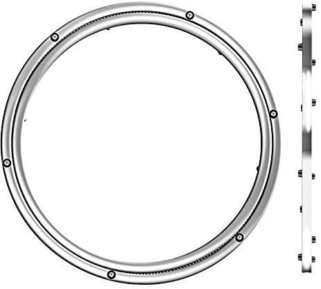 Drehbarer Plattenspieler, Lazy Susan-Lager, Aluminiumlegierung, 20-Zoll-Tisch, drehbare Basis, Edelstahl-Plattenspielerlager, strapazierfähig, Keine Installation nötig, aufsetzen und verwenden