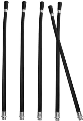 DIYEAH 5pcs Fire Extinguisher Nozzle Spray Hose Nozzles Spout Accessories For Car Parts Fire Nozzle Pressure Hose Nozzle Hose Nozzle Metal Water Heater Round Tube Home Air Hose Iron Black