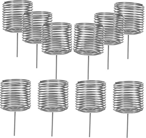 UPKOCH Cestino Per Fertilizzante in Acciaio Resistente Per Bonsai 10 Pezzi, Contenitore Portatile Per Fertilizzazione Automatica Piante Da Giardino, Facile Inserimento Nel Terriccio, Riutilizzabile