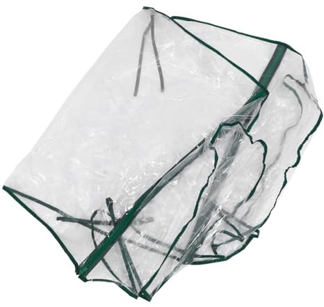 BESTonZON Transparentes PVC-mini-gewächshaus Für Außen Und Innenbereiche Gute Luftzirkulation Durch Netzdesign Schützt Pflanzen Vor Rauem Wetter Passt Vielseitig Verschiedene Mini-gewächshäu