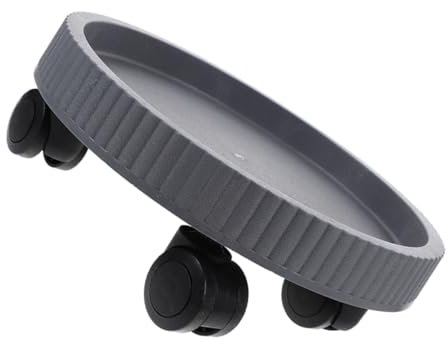 PAMINGONO Bac à Plantes à roulettes Support Mobile pour Pots De Fleurs Plateau Plastique pour Plantes Intérieur