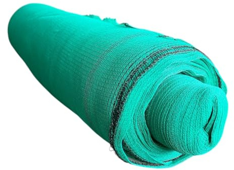 Forest Master Heavy-Duty Green Scaffolding Mesh Debris Netting - Large Coverage Heavy Duty GSM 60 Fabric Weather Resistant and Easy to Install - 2m x 50m Roll