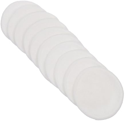 Veemoon 10piezas Discos Desmaquillantes Reutilizables de Redondos para Limpieza Facial Eficaz Toallitas de Algodón Lavables y Portátiles Tipo de Piel