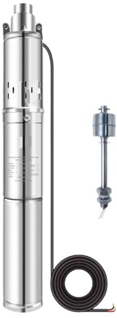 Solar DC Deep Well Pump with Controller Brushless Submersible Water Pumps Highly Efficient Comprehensive(750W)