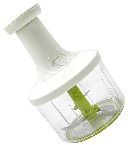 Tnfeeon Hachoir Manuel, oignon et Ail Efficace, Hachage Rapide des Légumes, Conception Peu Encombrante pour les Petites Cuisines