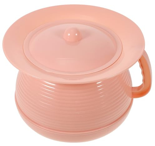 HONITANO Orinal Doméstico Portátil con Tapa, 1 Unidad, Material Pp Resistente, Base Antideslizante, Diseño Ergonómico para Adultos y Niños, Uso en Cama y Hogar, Práctico para Pacientes
