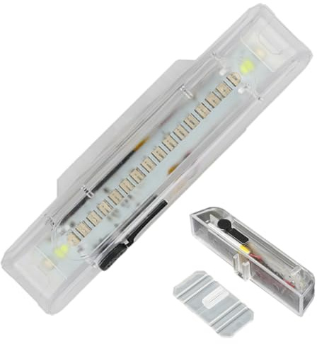 Luces estroboscópicas para camiones,Luz estroboscópica solar,Luces de advertencia traseras LED inalámbricas | de destello impermeables, luces de seguridad, luces estroboscópicas del vehículo par