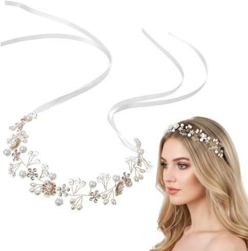 Flower Girl Hair Accessory, Hair Accessories Crystal Bridal Headpiece Silver Wedding Headband Wedding Hairs Headbands for Weddings, Engagements, Proms and Formal Events