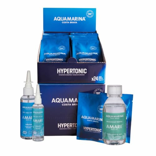DISTROFARMA Pack Familial Santé Nasale & Orale | Spray Nasal Enfant 120ml + Adulte 150ml + Bain de Bouche 250ml + Eau de Mer Hypertonique 24 Sachets x 30ml