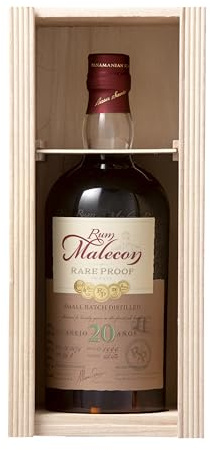 Malecon Rum Rare Proof 20 ans avec caisse bois 484° 70CL