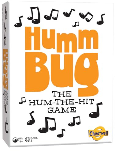 Humm Bug - The Music Party Board Game, Card Game, Fun Music Quiz Game, 3+ Players - Over 900 Iconic Music Hits - Great For Game Nights, Parties, Adult and Family Games