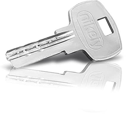 GERCAR 1 llave de repuesto para cilindro doble y pomo de 60, 70, 80, 90 mm – Llave adicional con cierre igual / diferente para servicio de llaves de repuesto (1 paquete)