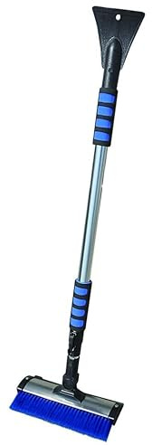 TrendLine Teleskop Eiskratzer mit Schneebesen Scheibenkratzer Eisschaber