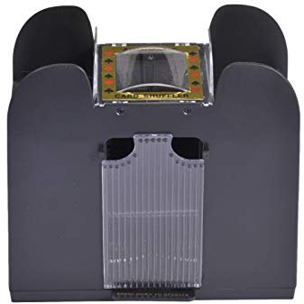 MISETA Poker-Kartenmischer, 6 Deck, automatischer Kartenmischer, langlebig, ohne Batterie