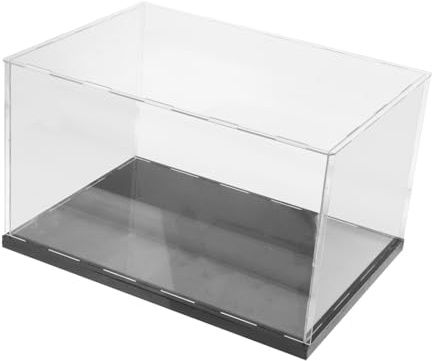 NAMOARLY Acryl Boxhandschuhe Display Vitrine Aufbewahrungsbox mit Abdeckung Transparent Staubdicht Integriertes Design Präsentation für Sammlerstücke und Sporthandschuhe Selbstgemacht