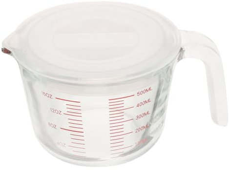 GOOHOCHY Tasse à Mesurer Graduée Chaleur Pour Cuisine Pâtisserie Avec Échelle Pour Lait