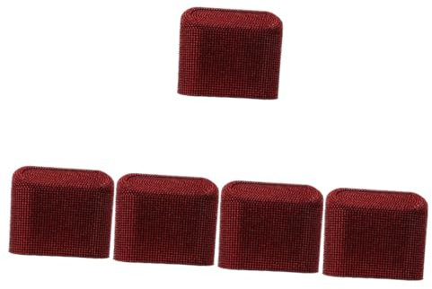 5pcs Poubelle Poubelles de Voiture Poubelle Poubelle Automatique pour Voiture Bidon d'huile Accessoires de Voiture Mini Poubelle pour Poubelle Portable Poubelle de Voiture Sac de Rangement Rouge