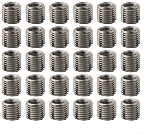 ARMYJY 30Pcs M8 To M6 Thread Reducer Internal Threaded Joint 8MM Male Rotate 10MM Female Stainless Steel Hardware Fasteners