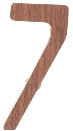 Mikikit Holznummer Für Briefkasten Adressnummer Türnummer Außen Moderne Hausnummern Aus Holz Für Außen Dekoration