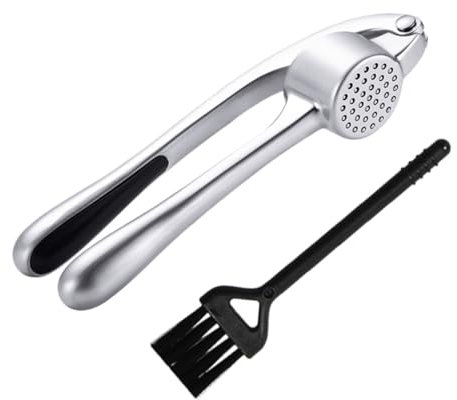 Ciieeo Manual Garlic Presser Garlic Crusher Masher Press Tool Easy Clean at Home