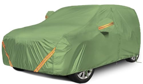 Car Cover Compatible With Jeep Wrangler TJ 1997-2006, Windproof Waterproof And UV-resistant Tarpaulin QiuShuiDr