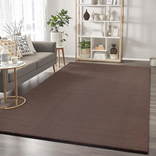 the carpet Cosy – Tappeto in pelliccia sintetica accogliente, morbido ed elegante, lavabile e adatto per riscaldamento a pavimento, certificato Öko-Tex, tappeto in pelliccia sintetica di alta qualità