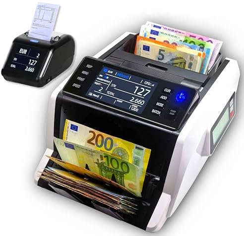 BEITZ BS-910 - Contador de billetes, contador de dinero, contador de billetes, reconocimiento de billetes falsos, contador de billetes, contador de billetes mixtos y no clasificados (BS-910 +