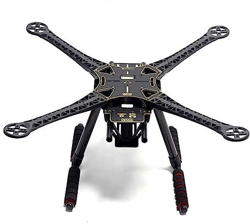 QMSOZMD Pièces pour Drones 500mm S500 SK500 Quadcopter Multicopter Frame Kit Version PCB avec Train d'atterrissage en Fibre de Carbone for FPV Quad Gimbal Upgrade