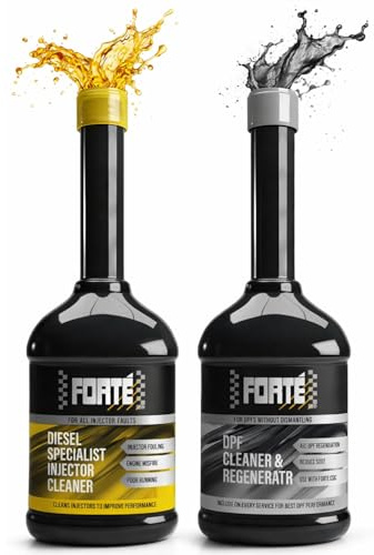 Forte Diesel Injector Cleaner + DPF Cleaner & Regenerator Bundle – Complete Fuel System & DPF Treatment for Improved Performance & Reduced Soot