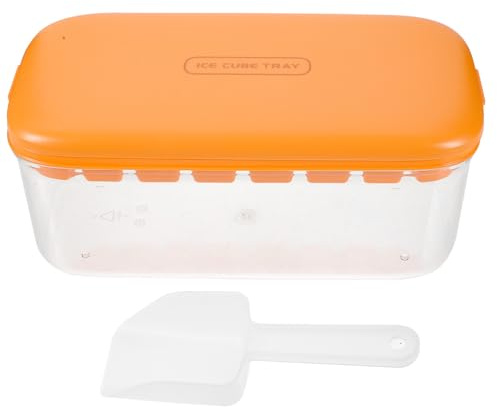 Uonlytech Stampo per Cubetti di Ghiaccio in Silicone Alimentare Vaschetta Impilabile da 32 Scomparti Paletta Produttore di Ghiaccio Professionale per Bevande e Cocktail Accessorio Cucina