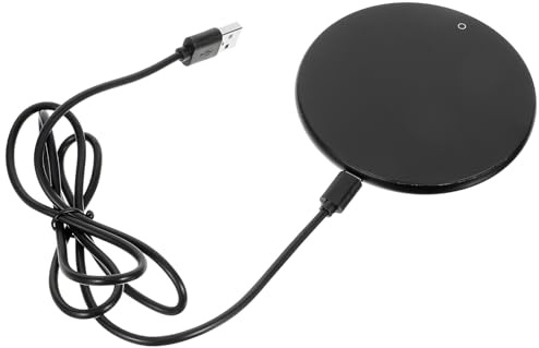 BIUDECO Scaldatazze Elettrico USB Porta Type-c, Riscaldamento a 3 Livelli 15w, Scalda Bevande Riutilizzabile per Tazze in Ceramica, Vetro e Acciaio, per Ufficio, Casa e Viaggio