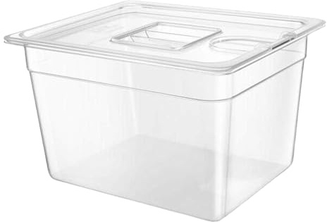 Récipient de cuisson basse température essentiel pour la cuisine familiale, 12 L, parfait pour les amateurs de cuisine et les professionnels de la cuisine mijoteuse