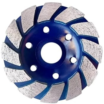 Disco Abrasivo For Pietra, Disco A Tazza For Smerigliatrice Angolare A Doppia Fila For Calcestruzzo 1 Pezzo(100mmx10mmx12mm)