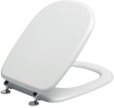 Made in Italy Sedile Copriwater Compatibile per Tesi Ideal Standard, Colore Bianco
