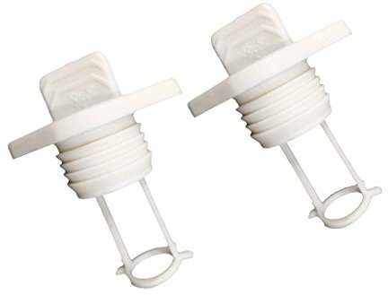 perfk 2 Stücke Ablassstopfen Für Boote 25mm Lenzstopfen Verschlussstopfen 5,6 * 3,1 * 1,4 cm / 2,2 * 1,2 * 0,6