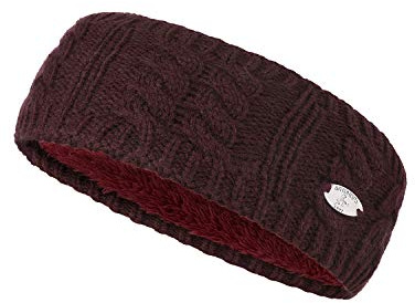 AnJuHoPa Bandeau Bandeau Cabel Knit Bandage Oreilles Avec Doublure de Polaire