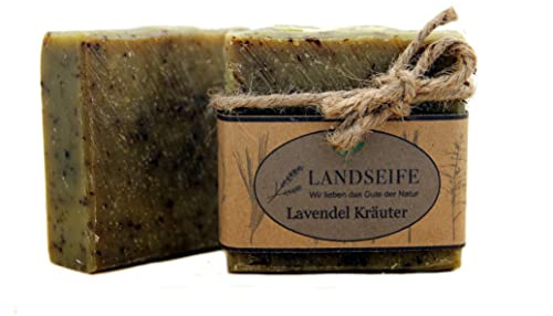 Landseife Lavendel Kräuter - Handgefertigte Bio Naturseife