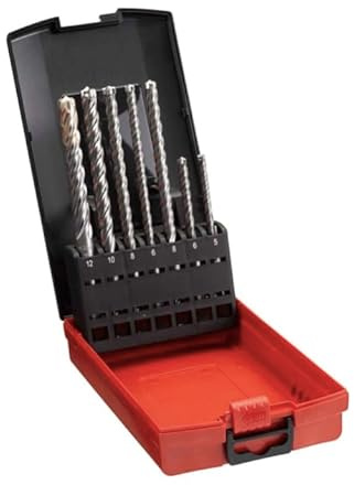Milwaukee SDS-Plus MX4 - Juego de brocas percutoras (7 piezas)