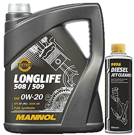 MANNOL 5l, 7722 O.E.M. Longlife C5 508/509 + Diesel Jet Cleaner Düsenreiniger - 8,90€/Liter