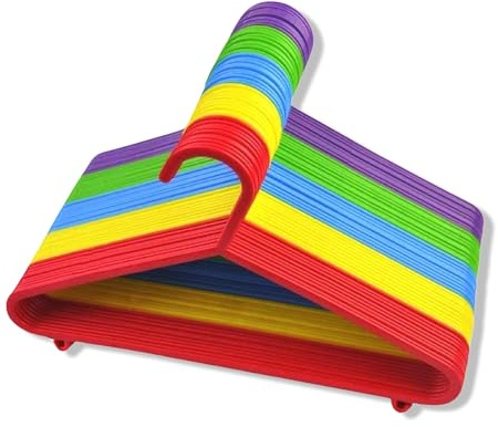 REQUISITE NEEDS Lot de 20 cintres antidérapants pour vêtements pour enfants, parfaits pour la lessive et la chambre d'enfant, utilisation quotidienne standard – Taille pour bébés, tout-petits et