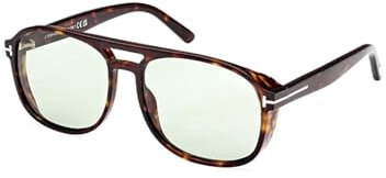 Tom Ford ROSCO FT 1022 DARK HAVANA/GREEN 58/16/140 unisex Sunglasses