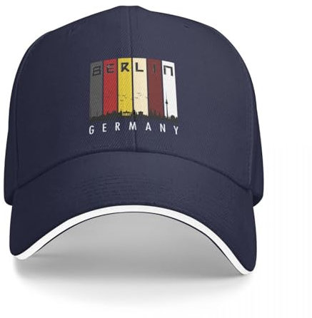 OAKITA Basecap Berlin Deutschland Baseballkappe Streetwear Mütze für Mädchen Herren