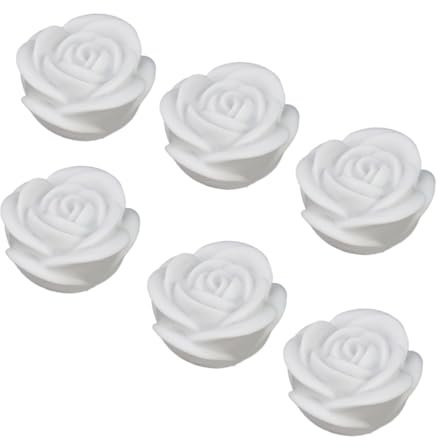 OSALADI 6stücke Farbige Led Rosenlampen Mit Automatischem Farbwechsel Romantische Nachttischleuchten Für Hochzeit Party Dekoration Batteriebetrieben Rosa Blütenform
