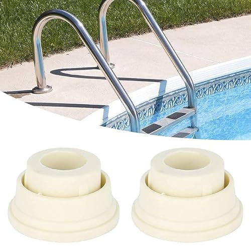Lot De 2 Tampons en Caoutchouc pour échelle De Piscine, Protecteur Pare-Chocs pour Piscine, Bouchon en Caoutchouc, Accessoires pour Piscine Escalator échelle Pare-Chocs (A)