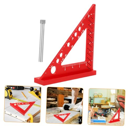 jojofuny Ruler Carpintero Regla De Metal Regla Para Carpintería Herramienta De Medición