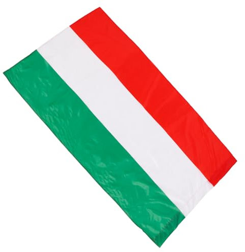 CAXUSD Ungarn-flagge Große Ungarische Nationalflagge Aus Polyestergewebe Wetterbeständig Und Langlebig Für Partys Festivals Und Sportveranstaltungen Als Dekoration Und