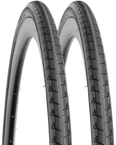 YunSCM 2PCS Faltbar 28/700c Fahrradreifen 700x25C Mantel 25-622 kompatibel 700c Stadt/Straße 28 Zoll Reifen 28x1.0 700x25c