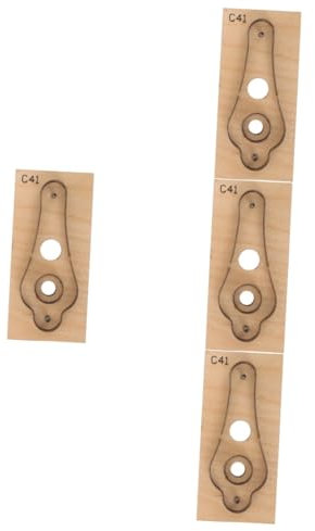 NUOBESTY 4 Piezas Troquel De Corte Troqueles De Corte De Diseño Simple Hojas Troqueladas Troqueles De Corte Festival Troqueles De Corte Para Portavasos Diy Corte Muere Decoración De Madera