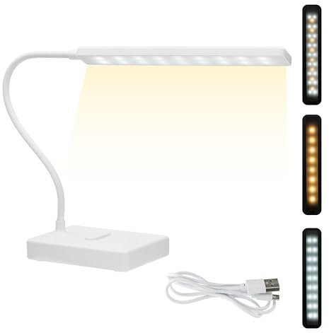 Lampada da Tavolo Ricaricabile USB – Senza Fili – Luce Dimmerabile – Perfetta per Casa e Ufficio